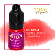 Пігмент для татуажу TOPpigments Hot Kiss №3 Яскравий червоний Пігмент для татуажу TOPpigments Hot Kiss №3 Яскравий червоний